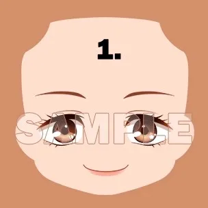 ItźKugisaki Nobara Ob11 Face Doll Adesivo per acqua fatto a mano Piastra frontale Gioco anime Accessori giocattolo cosplay