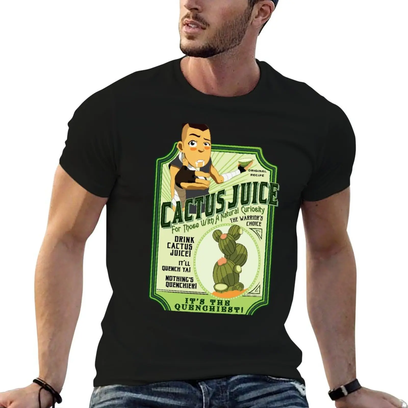 

Drink Cactus Juice T-Shirt man t shirts high quality luxury brand man t shirts cotton t shirts designer T-shirt