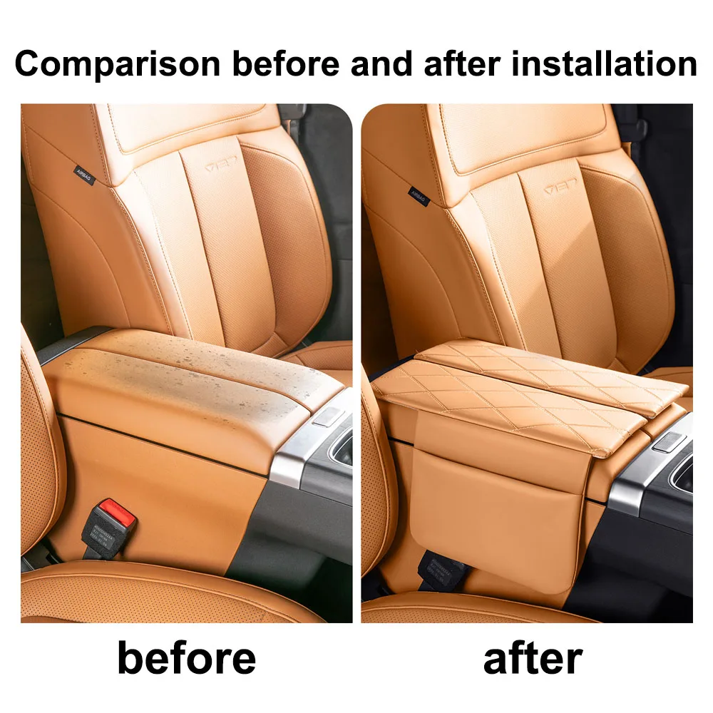 

Подушка-накладка для подлокотника Chery iCAR V27 2026, аксессуары для модификации интерьера, защитный чехол из кожи оригинального цвета