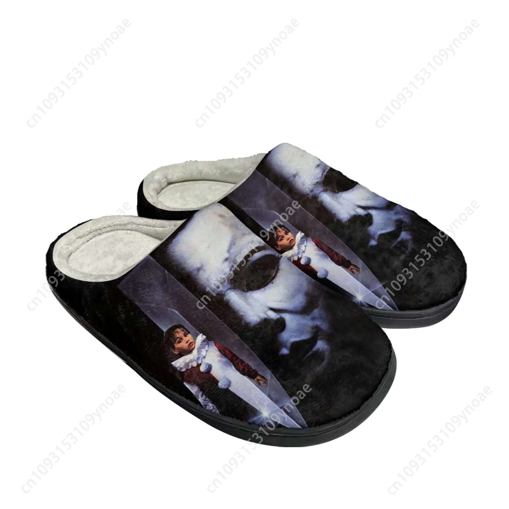 

Hot Horror Halloween Home Cotton Custom Slippers Michael Myers Mens Womens Sandals Plush Casual Keep Warm Shoes Thermal Slipper