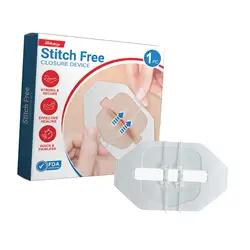 Emergency Wound Closures Zipper without Stitches Painless Emergency Stitches Bandage for First Aid Post Surgery Wound Care Tear