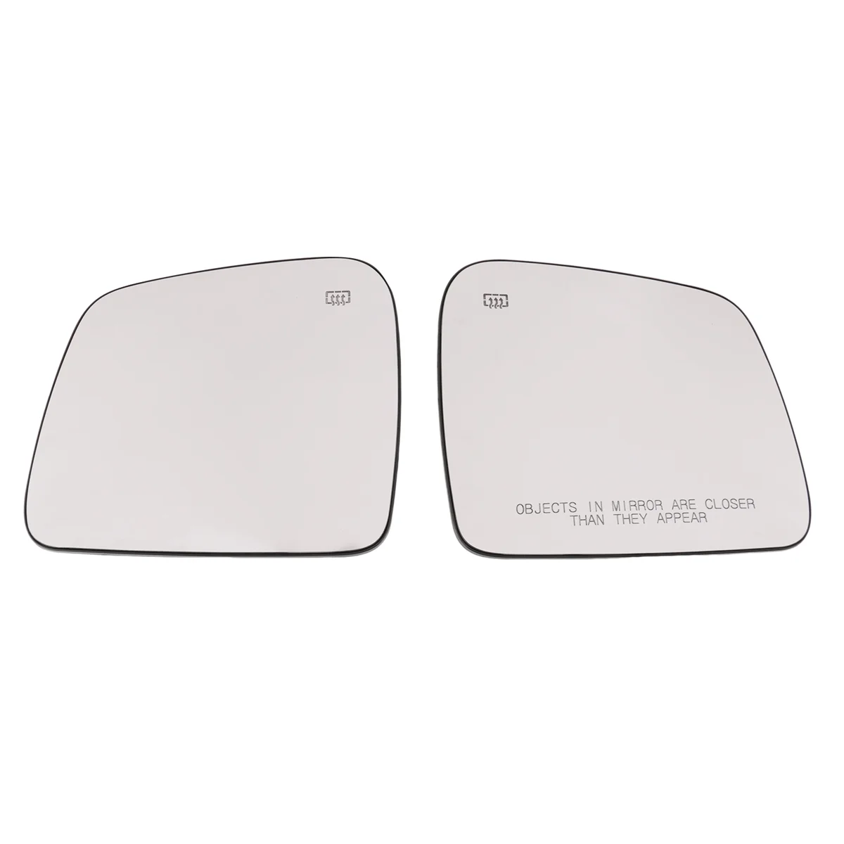 2PCS Set Rear View Mirror Glass Heated Backing Plate for Jeep Renegade 15-20 68294966AA 68295091AA