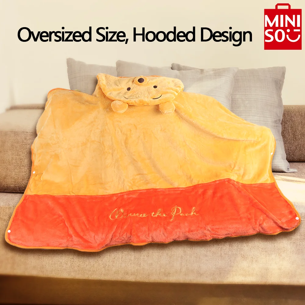 140x90 سنتيمتر Miniso ديزني ويني ذا بوه منشفة استحمام لينة وماصة المرجان المخملية منشفة المنزل الكبار الأطفال الكرتون حمام توي