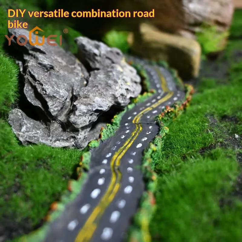 Latest 1Pcs Fairy Garden Paths Resin Art Decoration Micro Landscapes Flower Pot Miniature Landscaping DIY Artificial Stone Paths