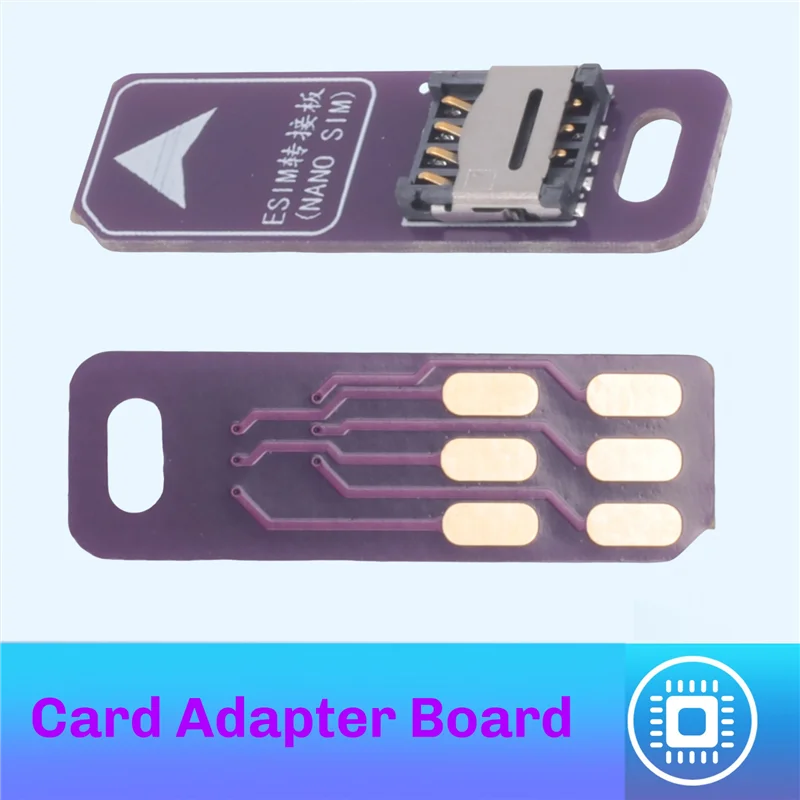 A88Z TPC ESIM بطاقة لحام مهائي كابلات لوحة تحويل إلى نانو SIM لاختبار مختبر رقائق 5X6 مللي متر #5