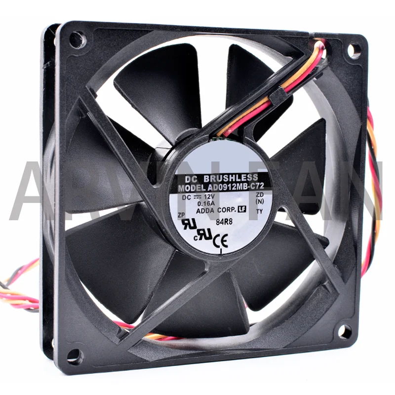 Brand New Original AD0912MB-C72 9cm 90x90x20mm 9020 90mm Fan DC12V 0.16A Computer Case CPU Cooling Fan