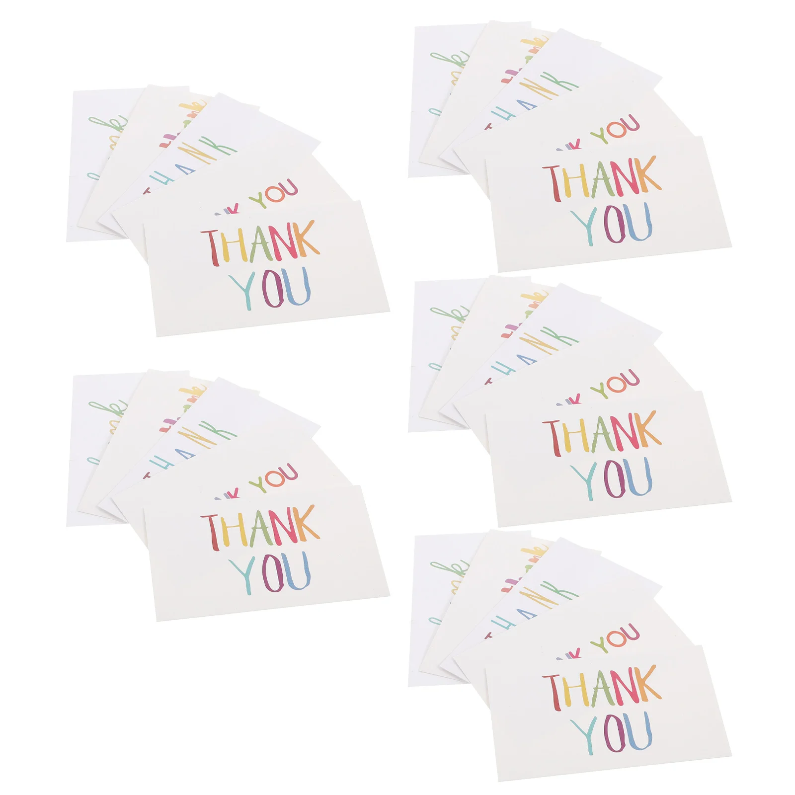 

150 Pcs Thank You Card Thanks Greeting Cards Blank Bulk Small Gift Mini Wedding