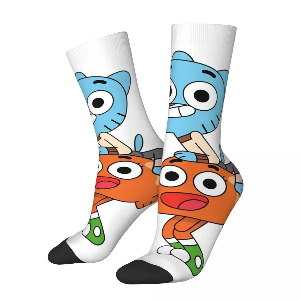 Gumballs Gum Ball Watterson Amazing Cartoon Stockings Retro Socks Spring Anti Sweat Socks Men Outdoor Sports Breathable Socks