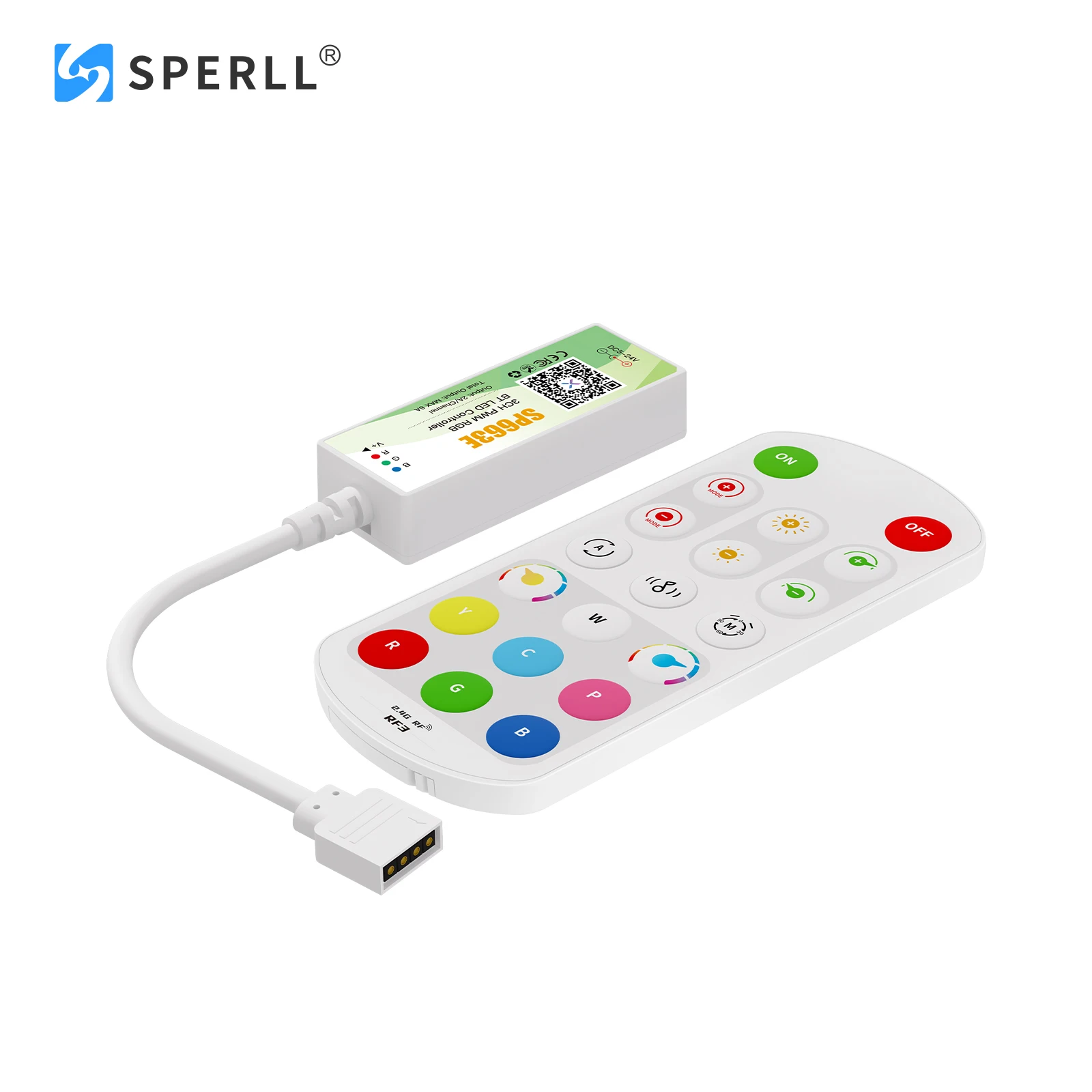 

SP66XE 1-5CH ШИМ светодиодный контроллер одноцветный CCT RGB RGBW RGBCCT приложение RF пульт дистанционного управления неоновый FCOB COB световая лента DC5-24V