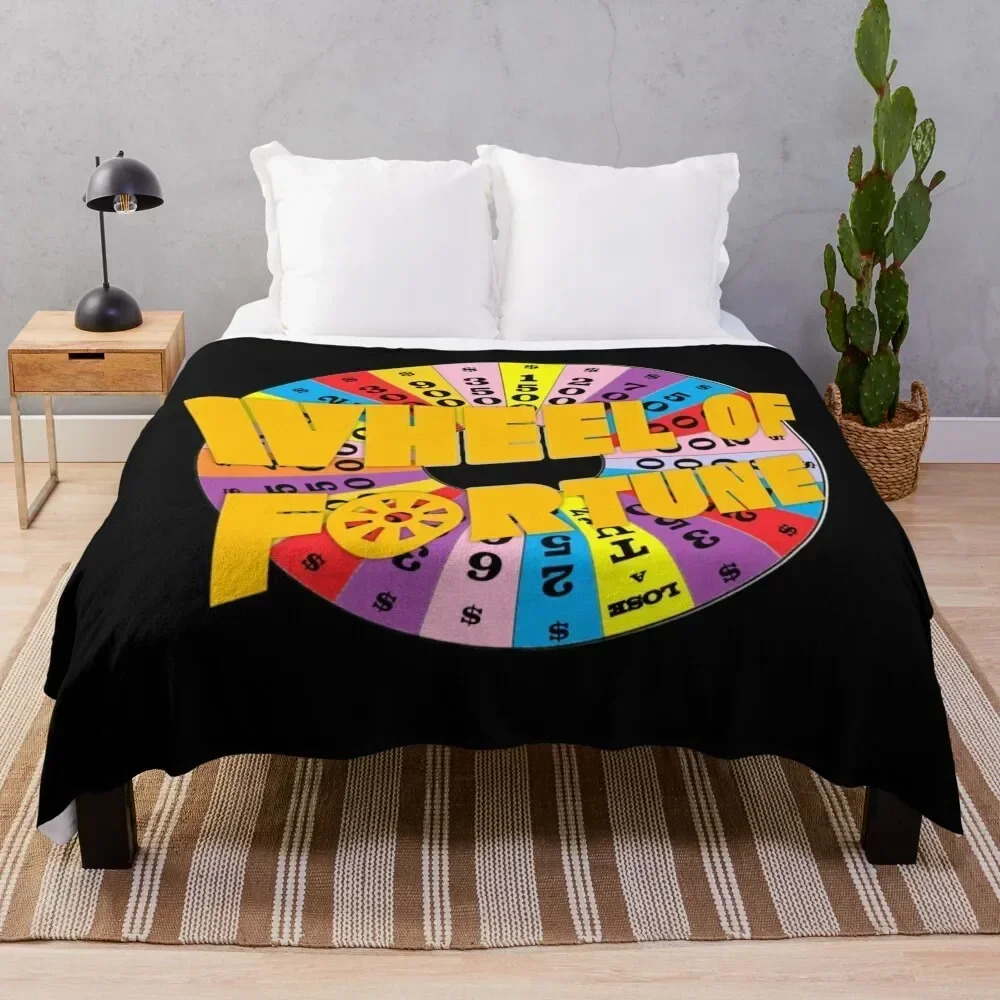 

Wheel of Fortune Throw Blanket Soft Plush Plaid Decorative Sofas Blankets