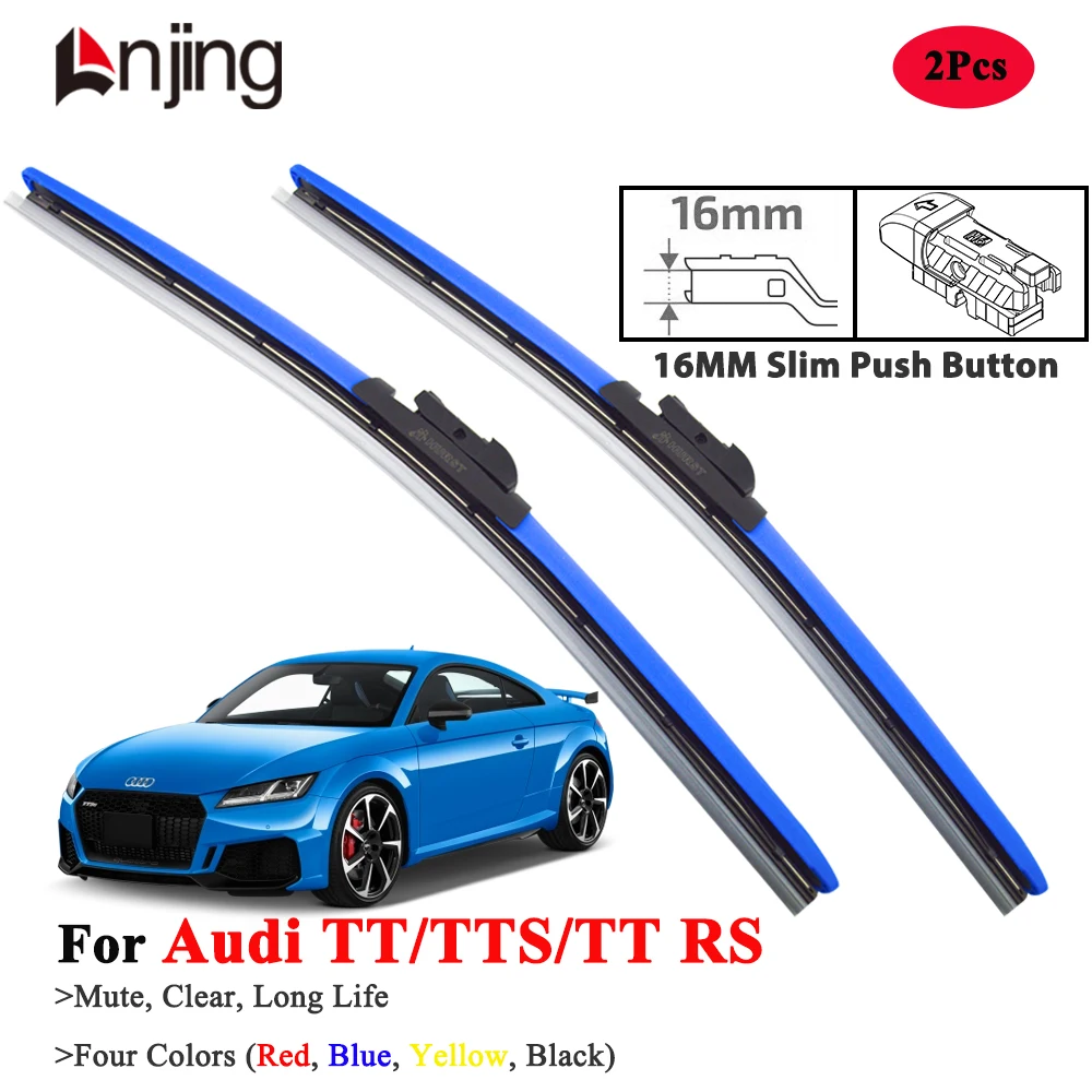 

LNJING Colorful Wiper Blade For Audi TT TTS TTRS 1998-2023