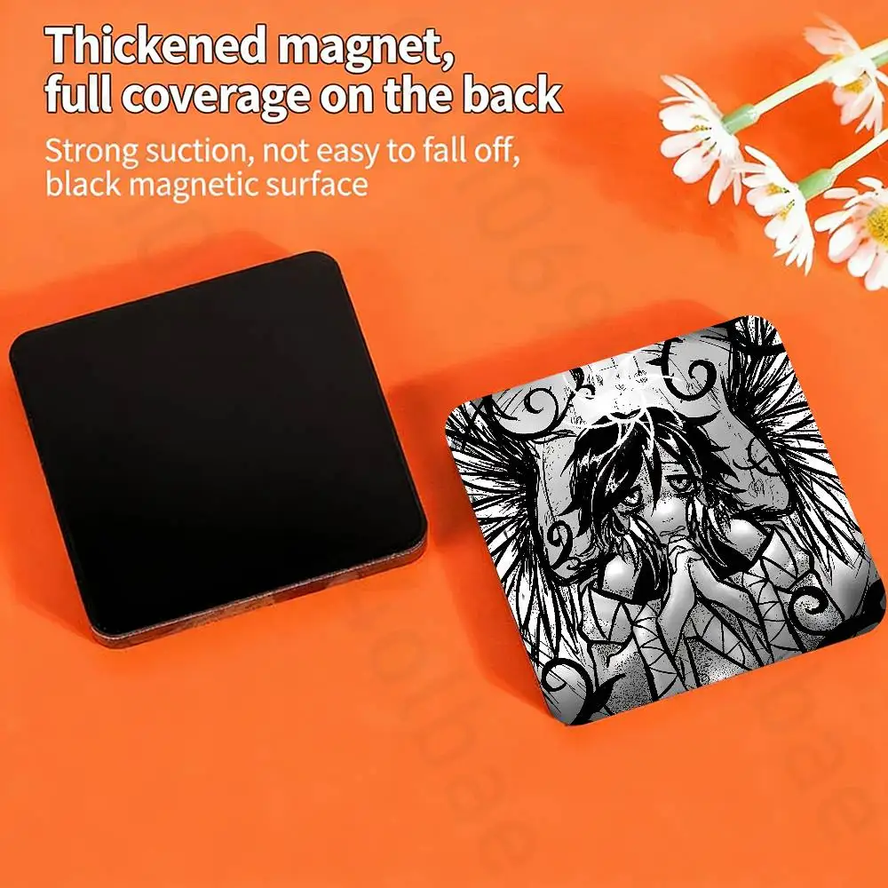 Scene Two Time Fridge Magnet Personalized Magnetic Durable Plastic Square Picture Surface Fridge Magnets