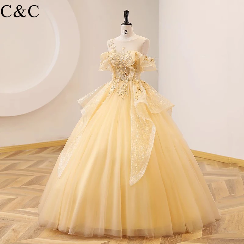 C&C 2024 New student vocal arts test performance clothing Bel Canto solo tutu skirt hosting annual meeting evening dress