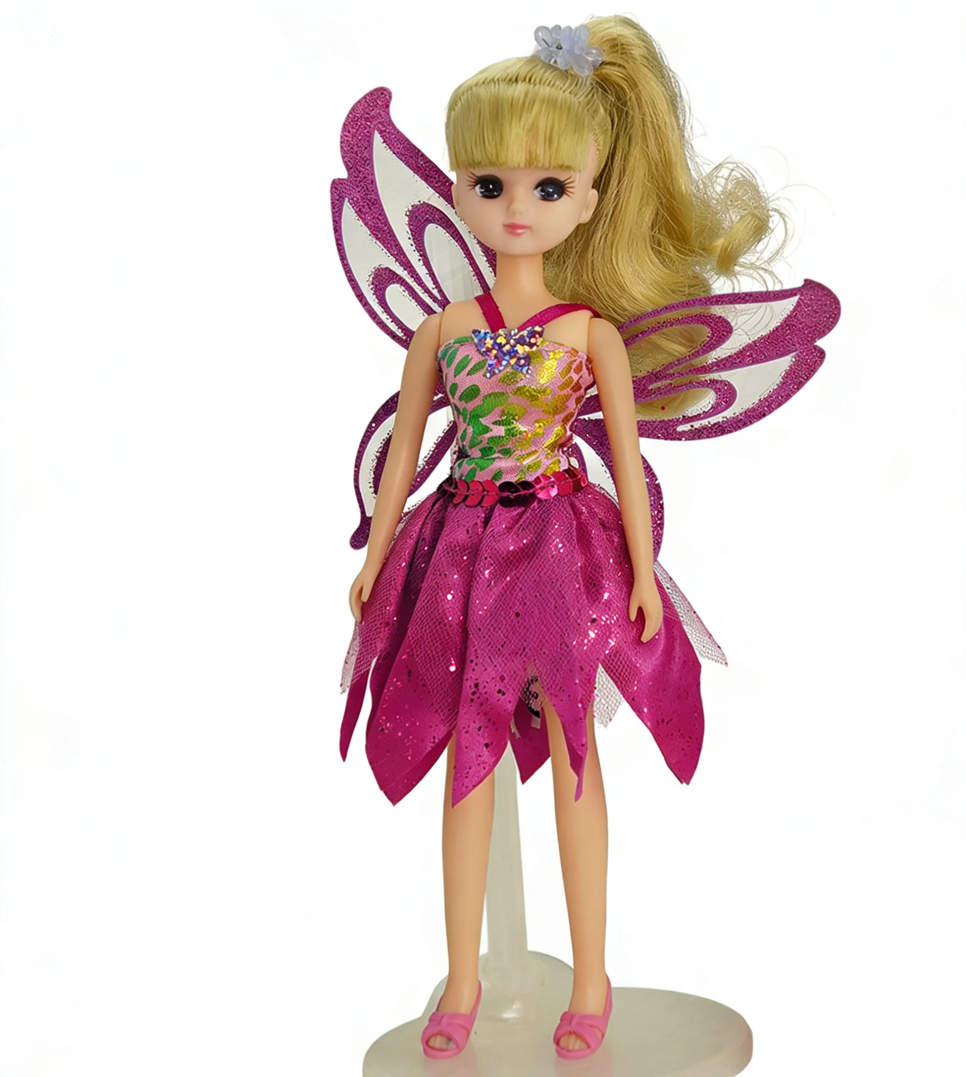 Doll Clothes Accessories  Dress Colorful Butterfly Wings For 23-27cm Doll Kits