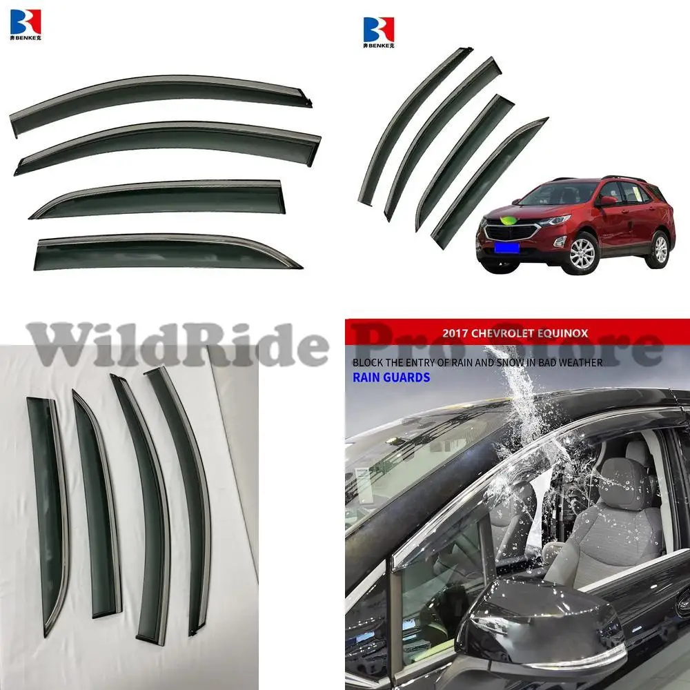 

1 set For CAR WIND DEFLECTOR for CHEVROLET EQUINOX 2017 2023 WINDOW VISOR WEATHER RAIN GUARDS SIDE DOOR VENT SUN VISOR