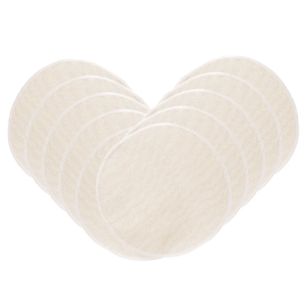 

1Set Steamer Cloth Pure Cotton Reusable Steamed Bun Dumplings Steamer Gauze Pad Beige Steamed Bun Pad Dumplings Mat