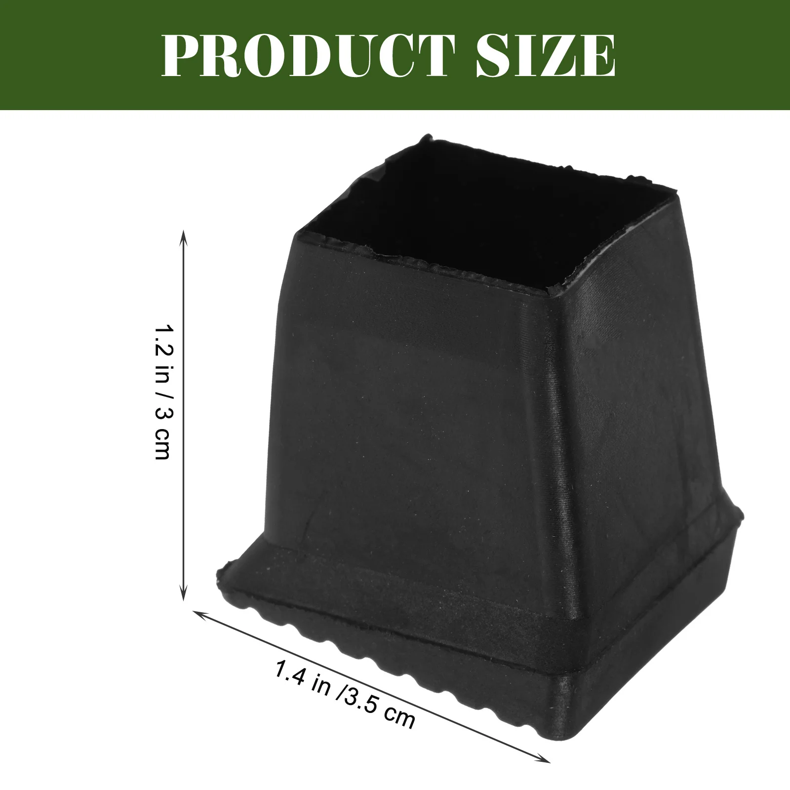 4 Pack Ladder Feet Covers Protective Bumpers for Telescopic Ladders Non Slip Foot Mats Protection