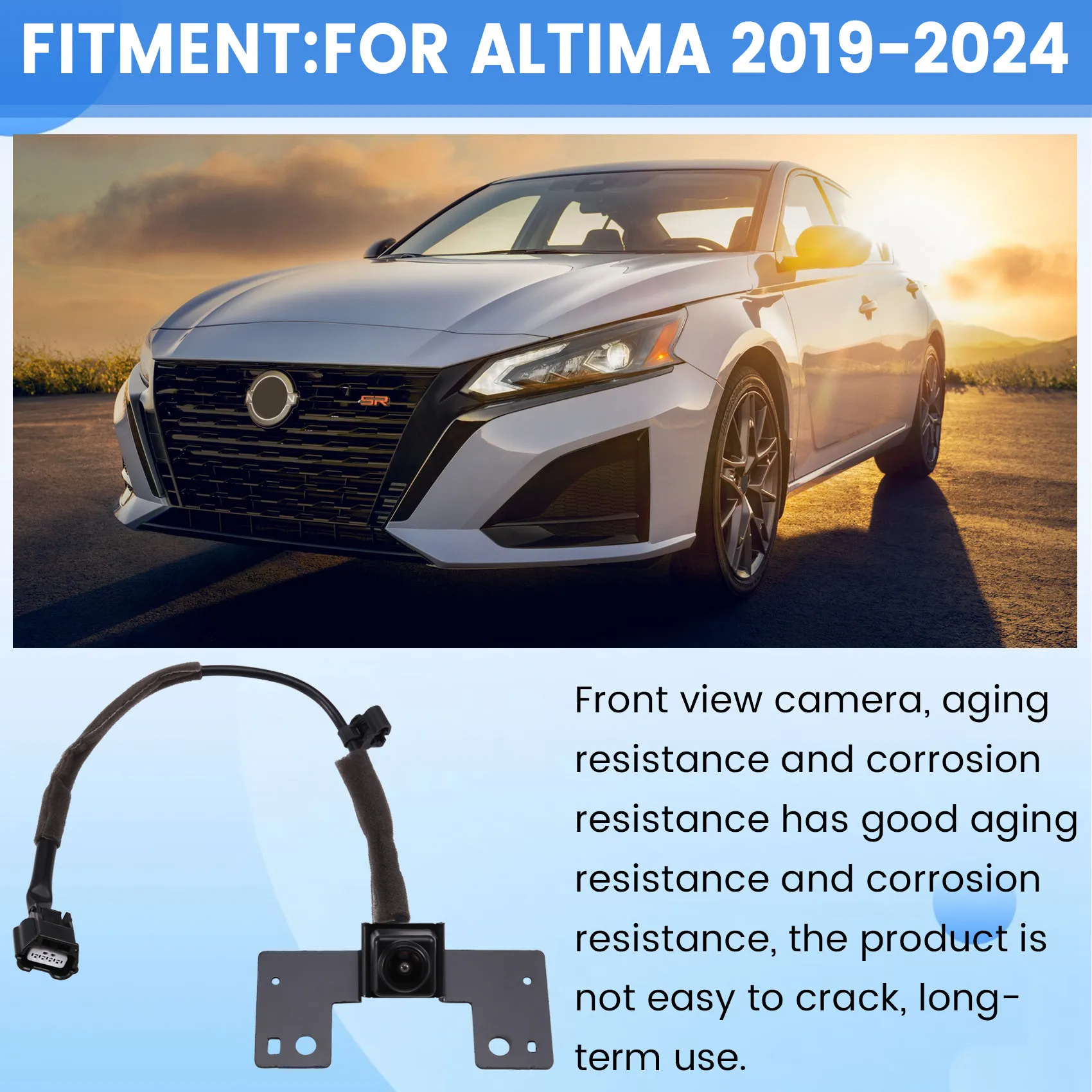 

НОВИНКА_Новая камера переднего вида в сборе для Nissan Altima 2019-2024 гг.