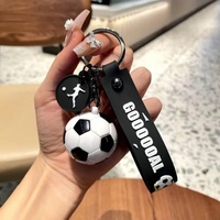 1 pc Stylish Football Fan Key Chain Pendant - Exquisite Design forBackpacks & Cars - Premium Quality Unisex Gift for Men and Wom