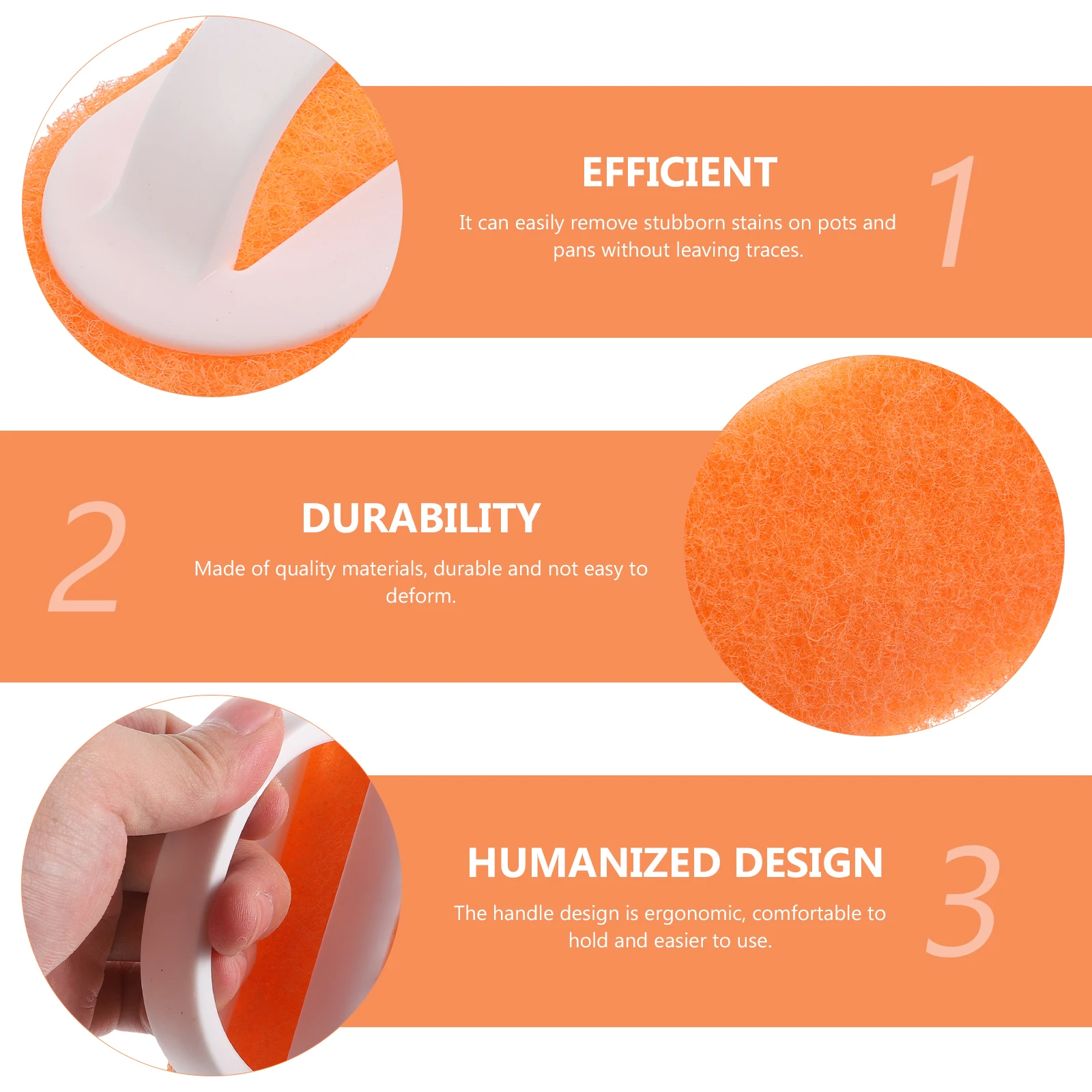 

2Pcs Dish Scrub Brushes Kitchen Cleaning Brush Sturdy Bristles Comfortable Ergonomic Handle for Dish Washing Kitchen Scrubber