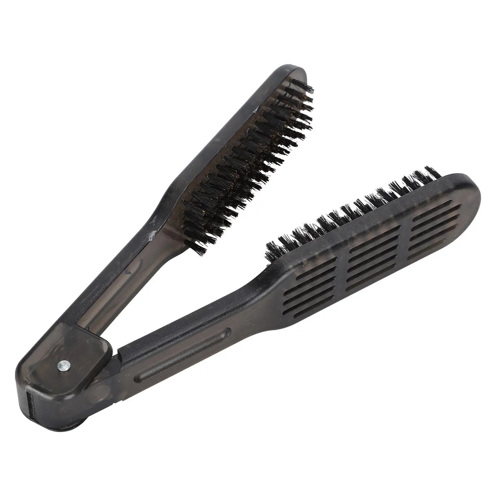 

Dual-Sided Hair Straightening Brush - Heat-Resistant, Anti-Static Styling Tool for home Use - Perfect for girls