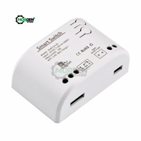 WIFI Switch Smart Receiver DC7-32V AC85-250V Micro USB 5V On Off Remote Control Switch Contact Switch NO COM NC Power Supply
