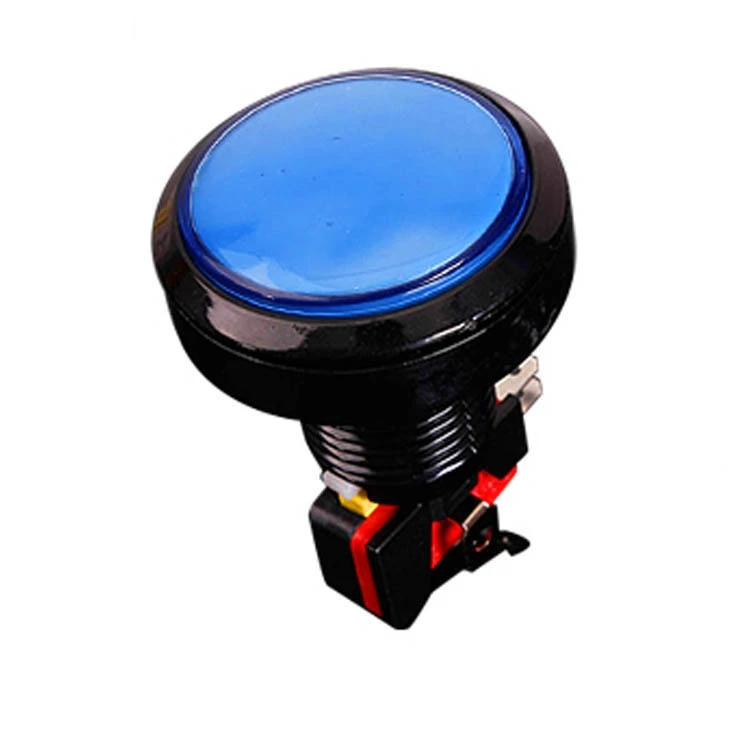 45mm Round Button Switch Parking Equipment Self-Service Water Vending Machine Button Game Machine with Light