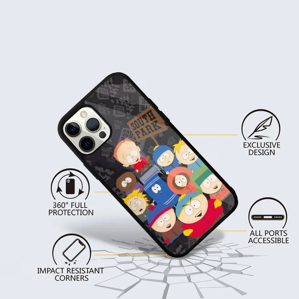 Funny S-South-P-Park Phone Case For iPhone 16,15,14,13,12,11,Plus,Pro,Max Mini Magsafe Magnetic Wireless Charging image 3