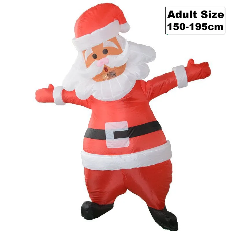 Christmas Naughty Santa Claus Exotic Cosplay Inflatable Party Costumes Adult Inflatable Clothing Funny Props Inflated Garment