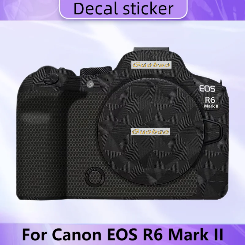 

R6 M2 Camera Skin R6II Наклейка Защитная пленка для камеры Canon EOS R6 Mark II Премиум-наклейка Skin r6m2 Чехол с оберткой