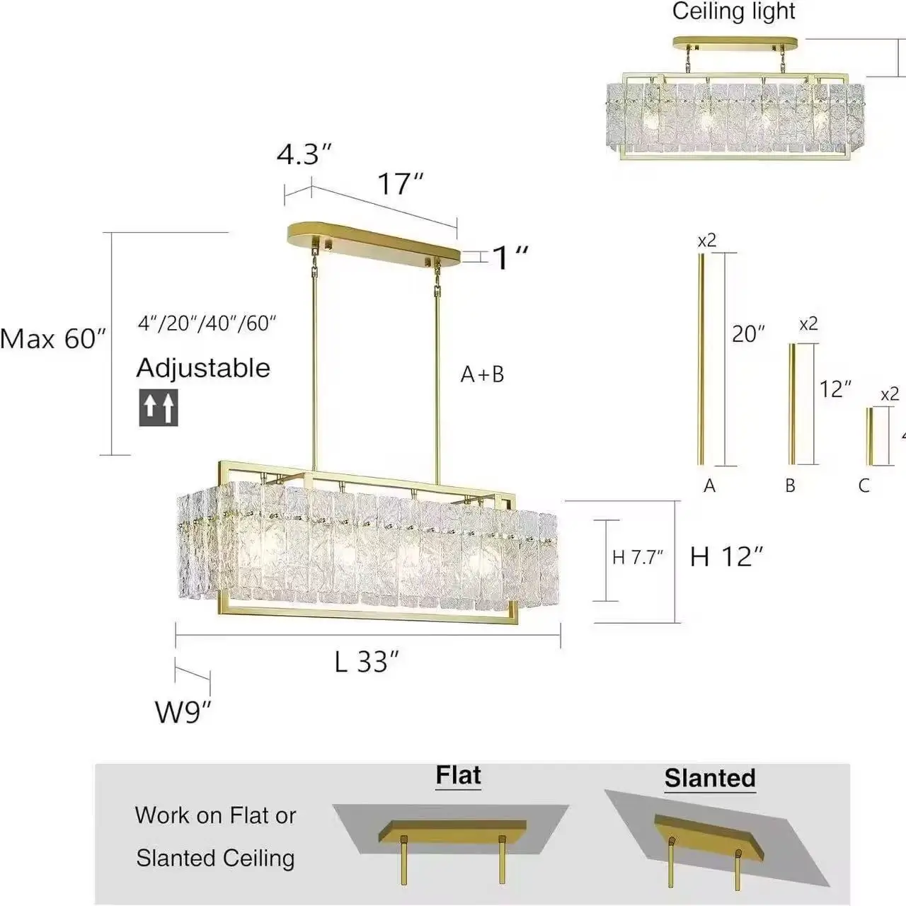Nordic Luxury LED Pendant Lamp Modern Elegant Villa Duplex Living Room Restaurant Lights Water Pattern Glass Creative Chandelier