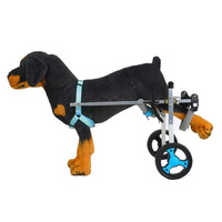 Dog Wheelchair Car For Back Legs Disability Car Pet Cat Teddy Paralysis Training Rehabilitation Disability Auxiliary Accessories