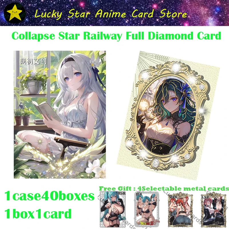 Collapse Star Railway Diamond card Anime Acheron Kafka Jingyuan Child kids Children toys deck card manga Genshin Impact Family