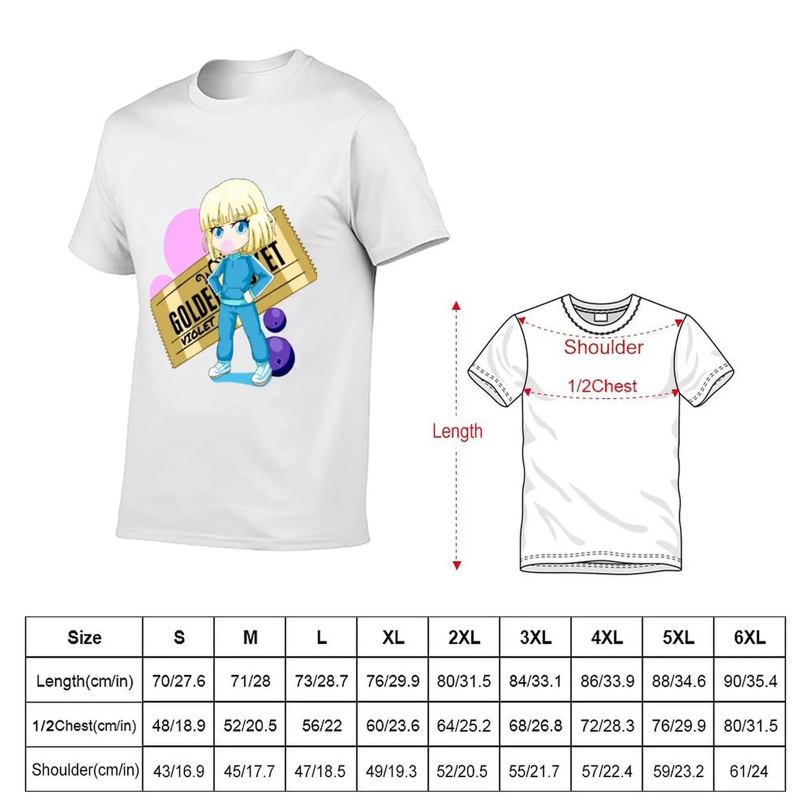 Violet (Charlie and the Chocolate Factory) T-Shirt vintage clothes custom shirt fitted t shirts for men