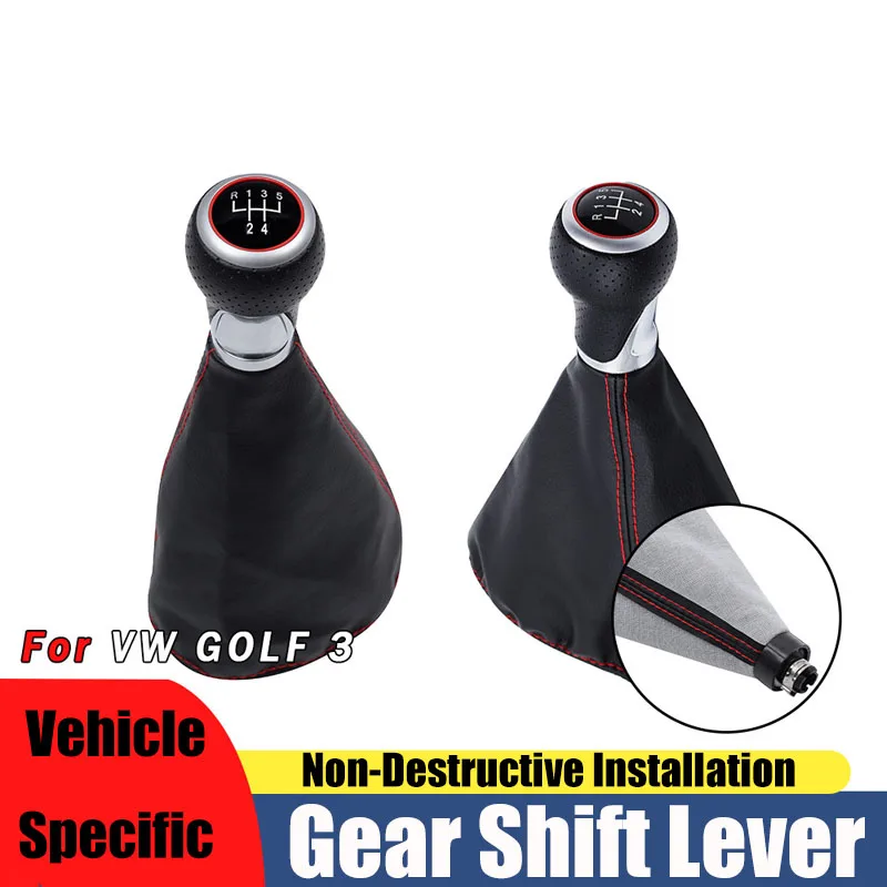 

Hot selling suitable for Volkswagen Golf 3 car 5/6 gear shift handball dust cover gear head gear cover accessories