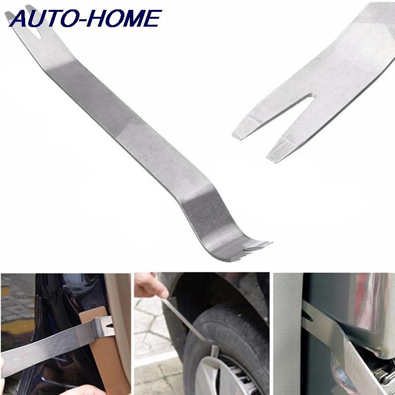 

Car Removal Pry Tool Kit Trim Door Clip Panel Dash Audio Radio Interior Metal car tools for auto repair