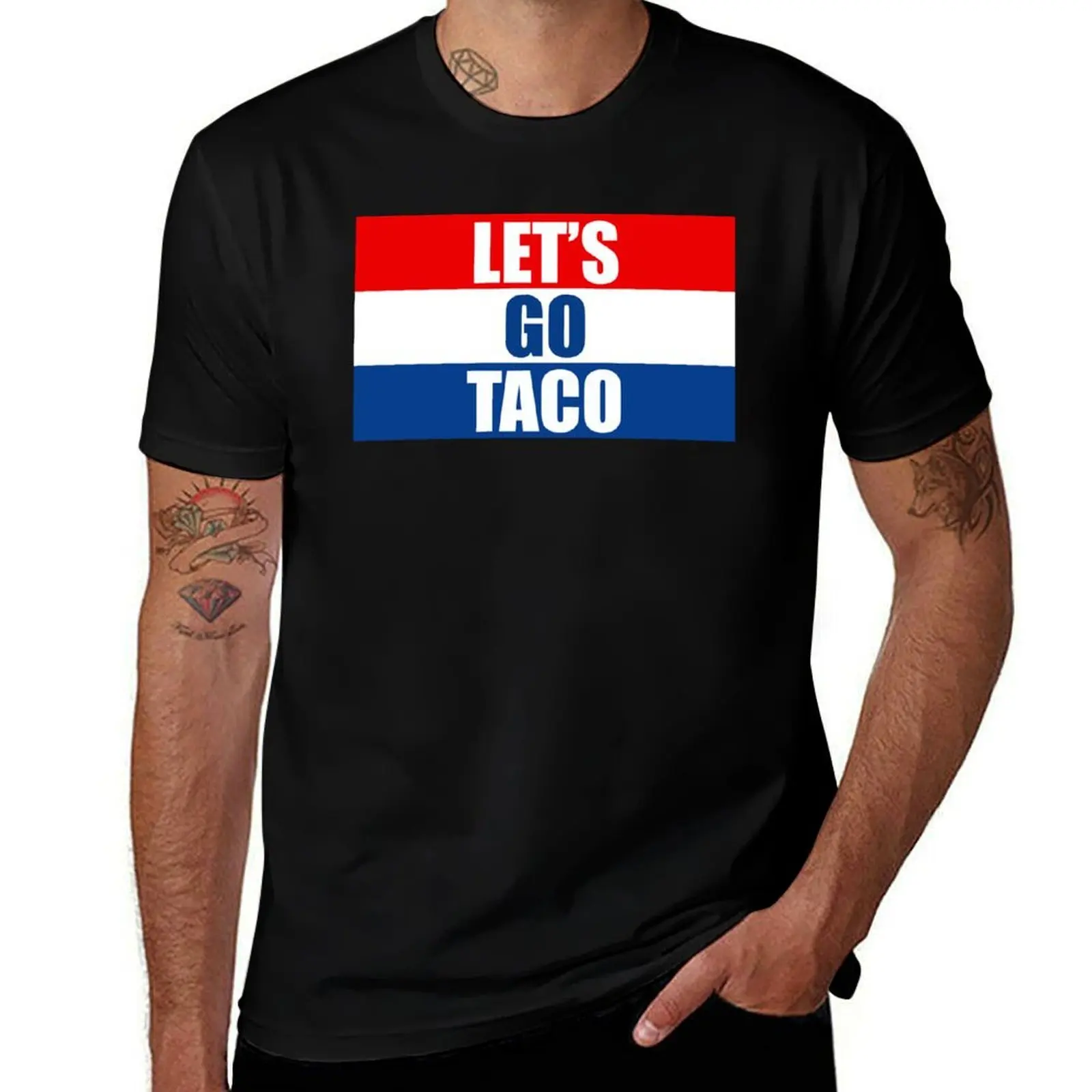 

Let's Go Taco - Funny FDT T-Shirt graphics anime shirt oversized t shirt custom shirt Men's t shirts