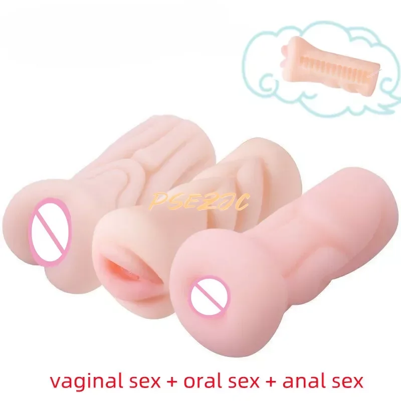 Realistic Deep Throat Male Masturbation Silicone Artificial Vagina Anal Sex Oral Sex Male Masturbation Soft Sex Doll