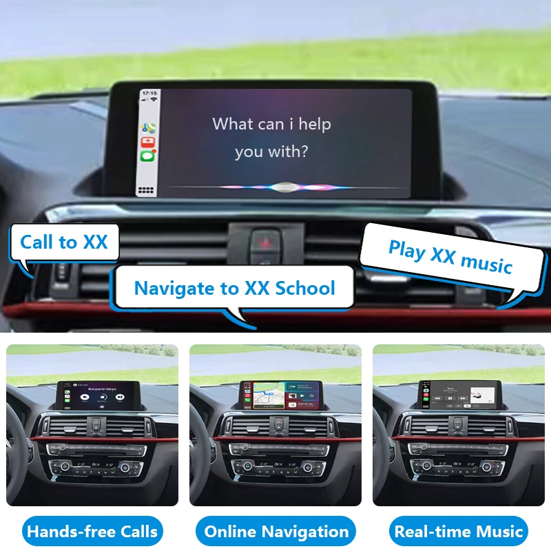 Kit di integrazione automatica EVO Wireless CarPlay Android Auto Intelligent Mirror Link Navigazione e GPS Elettronica automatica