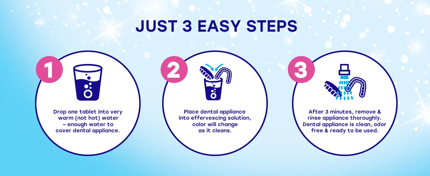 3 easy steps to clean retainers