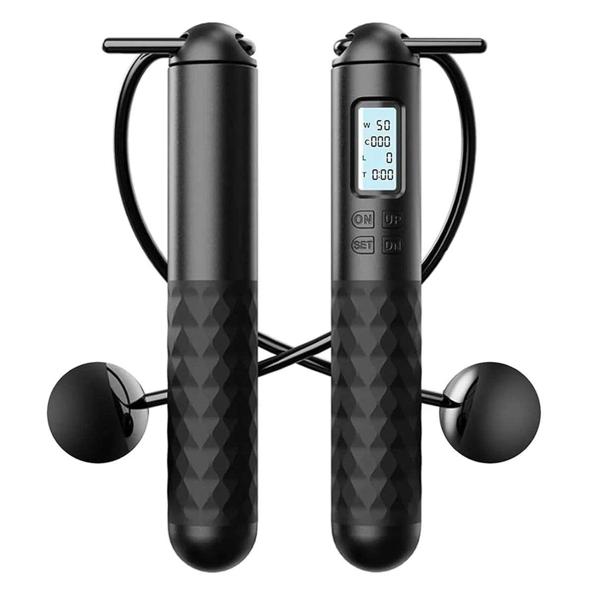 

Скакалка ABGV со счетчиком Беспроводная скакалка Умная скакалка Шариковая скакалка со счетчиком