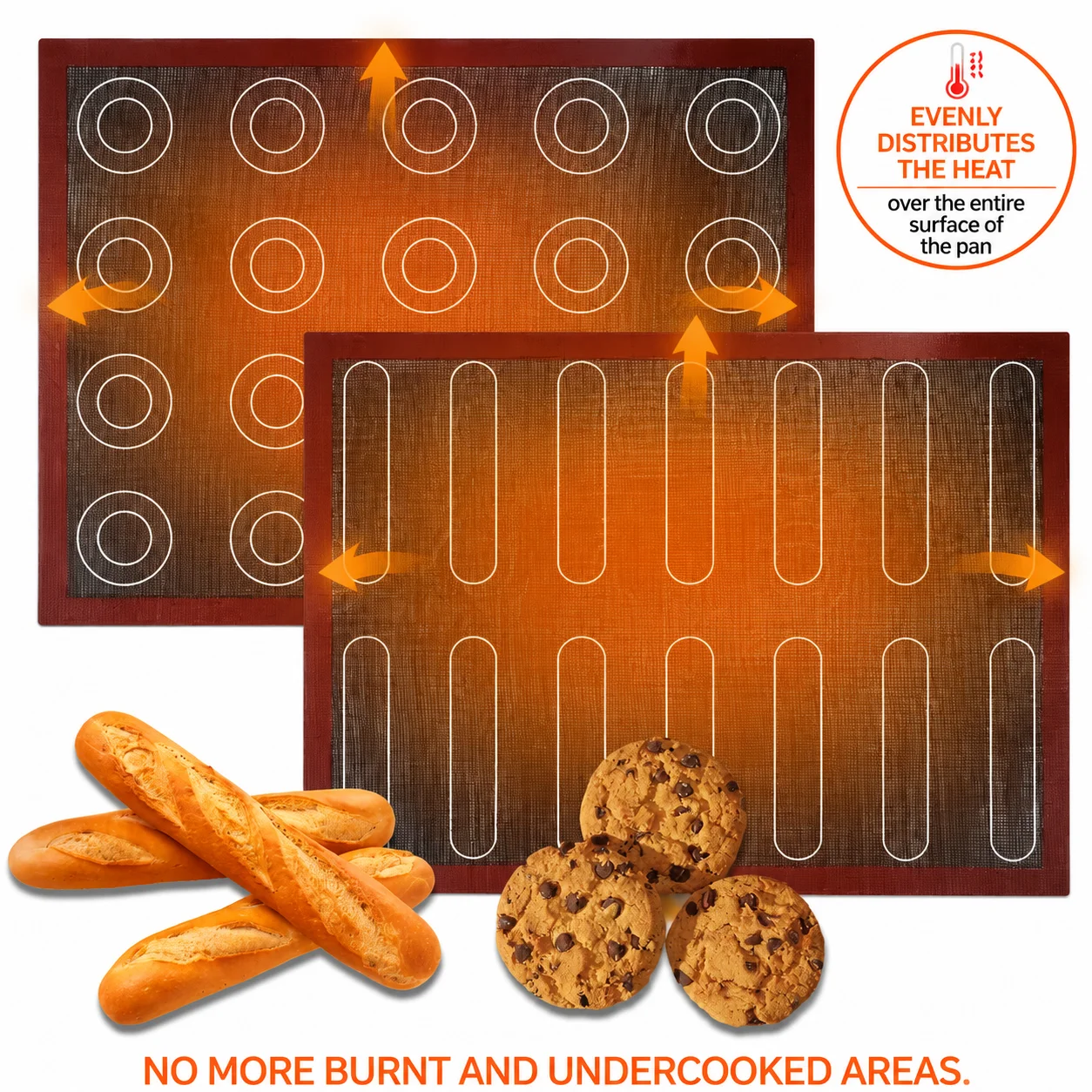 1PC Perforated Silicone Baking Mat Breathable Bakeware Mat Safe and Durable for Baking Bread Pizza Macaroons Oven Bakeware Tools