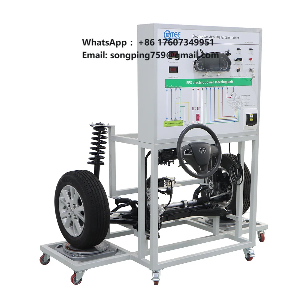 Electric Car Steering System Simulator New Energy Training Equipment Automotive Training Board Didactic Equipment