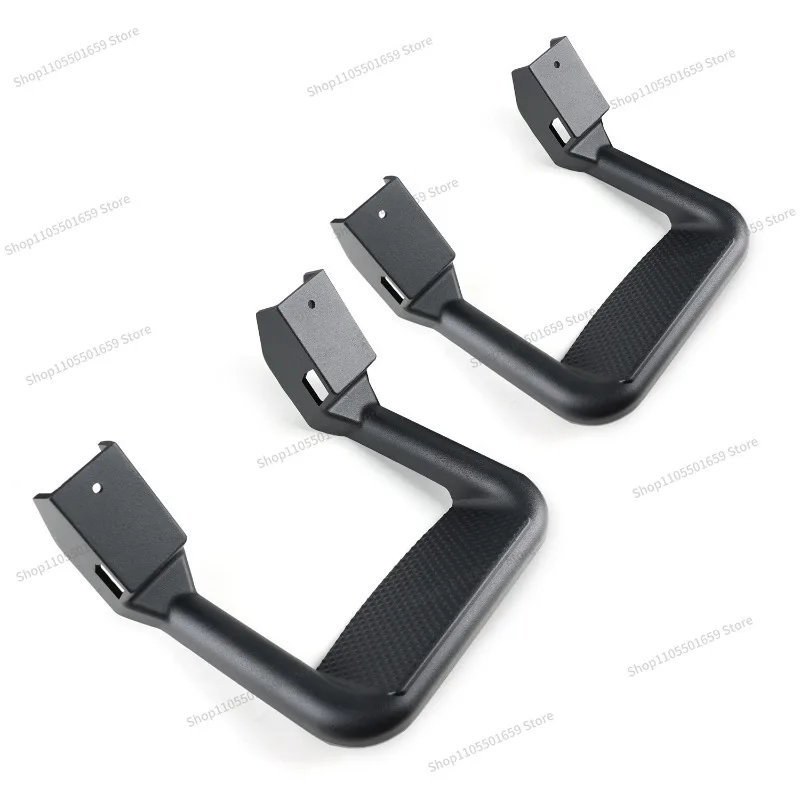 For Coated Side Step Setting, Suitable for Pickup Aluminum Alloy Side Foot Pedal Including Mounting Bracket