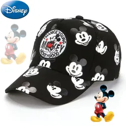 Disney Anime Mickey Mouse Kid's Sunhat Baseball Cap Summer Hip Pop Hat Boy Girls Baby Children Caps Adjustable brithdays gifts