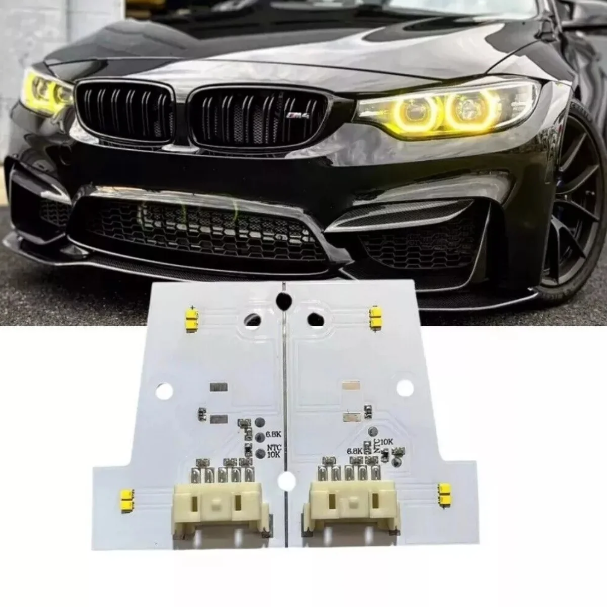 

NEW Headlight LED DRL Module Daytime Running Light Lemon Yellow 63117493227 63117493228 For BMW 4 Series F36 F32 2016 - 2019