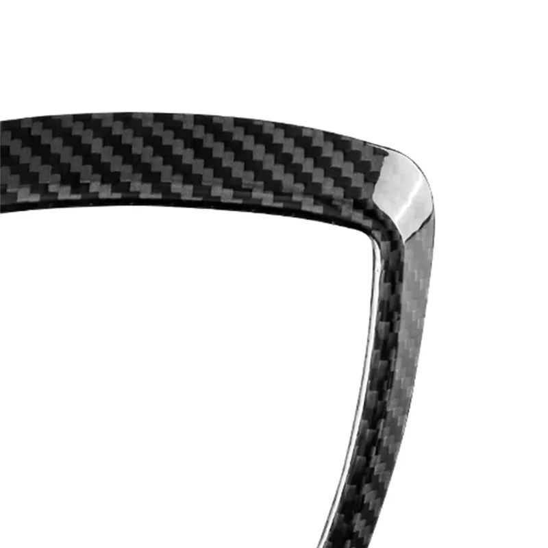 

Real Hard Carbon Fiber Cover For Fiat 500 Abarth 595 2012-2023 Rear Logo Trim Accessories