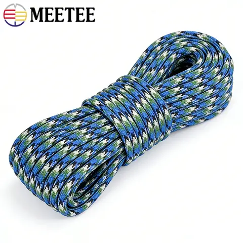 10/20/30M Blue 7 Core Rope 5mm Outdoor Camping Strand Cord Bag Tent Sewing Ropes Climbing Cords DIY craft Handmade Material