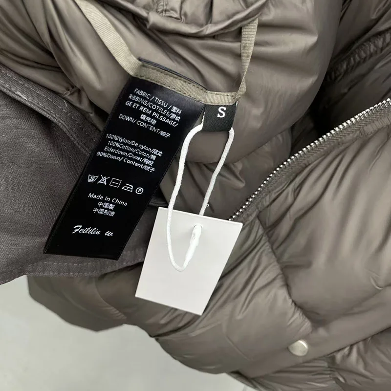 سترة نسائية قصيرة بغطاء للرأس، معطف منتفخ دافئ كاجوال ومتعدد الاستخدامات، سترة مملوءة بالبط الأبيض عالية الجودة، 2025 #6