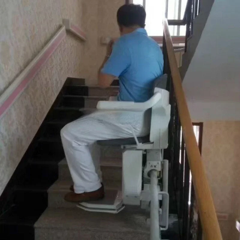 Straight Stair Elevator Elderly Use Transfer Chair Stair Stair Lift Lift Small Home Electric Motor 1 YEAR Restaurant Hotels